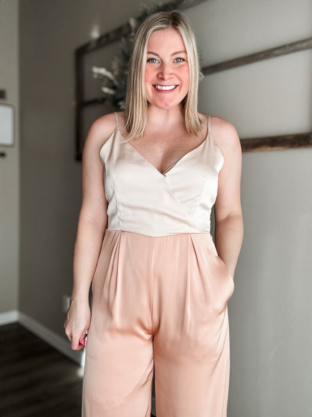 Ivy Satin Jumpsuit