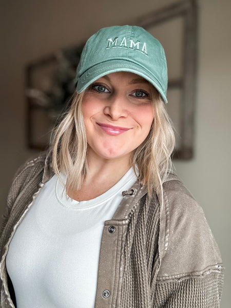 Embroidered Mama Cap