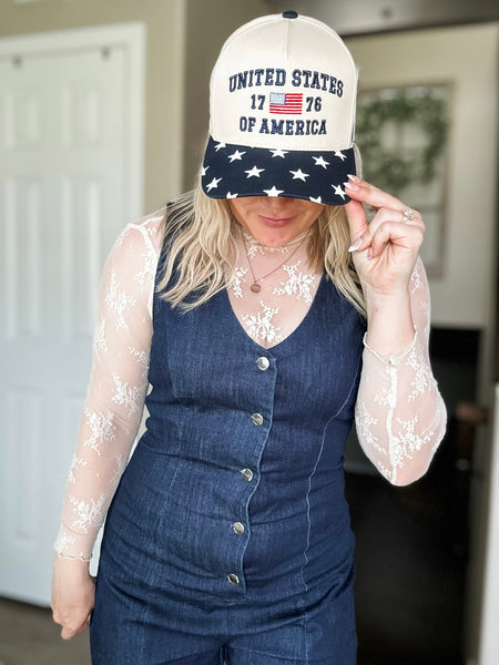 American Spirit Trucker Hat - Star Brim