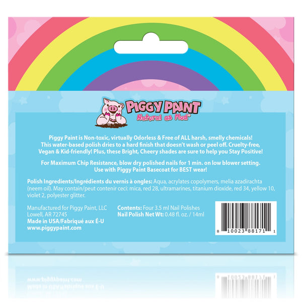Rainbow Box Piggy Paint Set