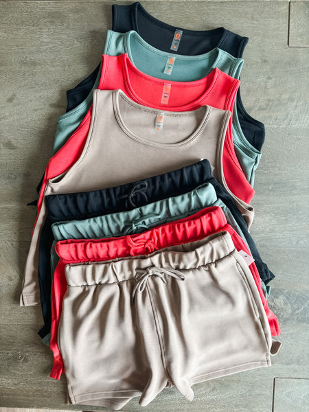 Jada Active Tank & Short Set - Black