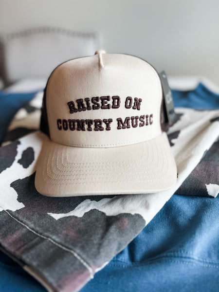 Down Home Trucker Hat - Raised on Country Music