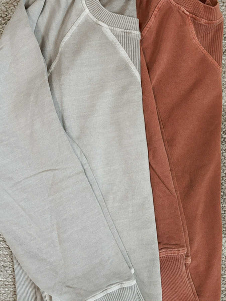 Shea Crewneck Sweatshirt - Rust