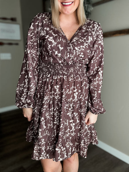Taliah Tiered Floral Dress