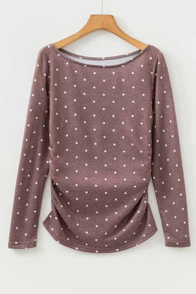 Shaley Polka Dot Top - SIZE MEDIUM