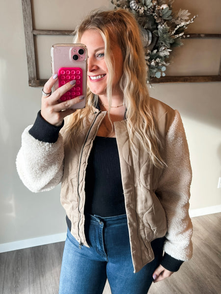 Aero Quilted Bomber Jacket