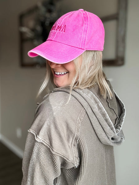 Embroidered Mama Cap