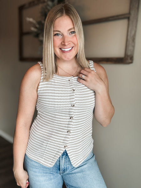 Caprielle Split Hem Tank