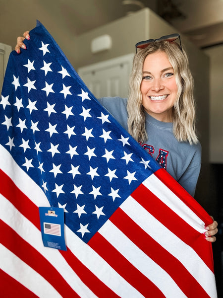 American Flag Beach Towel