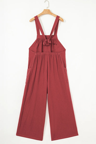 Scarlett Knotted Back Jumpsuit - SIZE MEDIUM