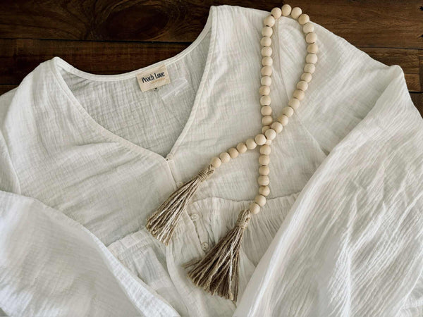 Marnie Babydoll Gauze Top