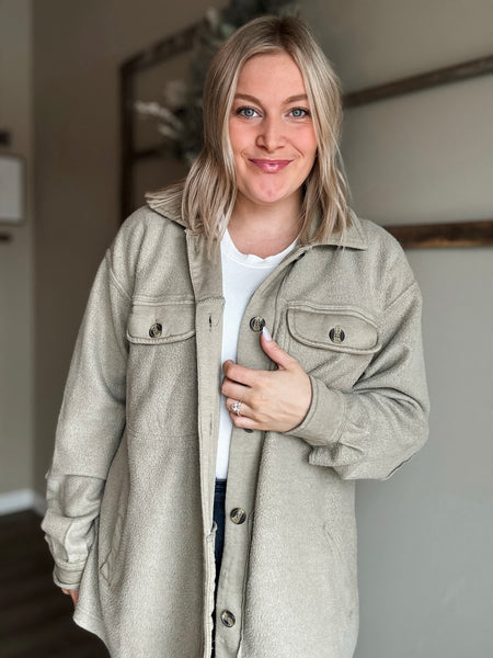Keegan Washed Fleece Shacket