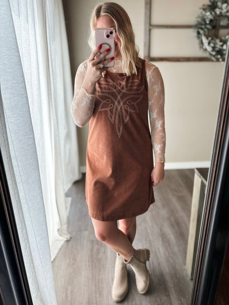 PREORDER Laredo Corduroy Stitch Dress