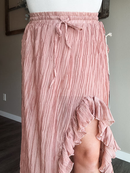 Sonora Pleated Ruffle Skirt