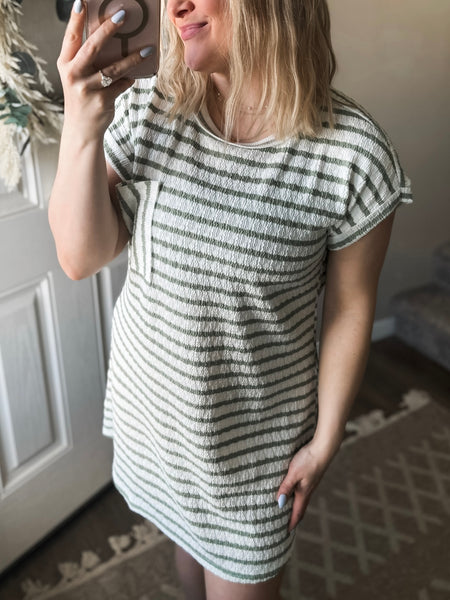 Brystol Stripe T-Shirt Dress