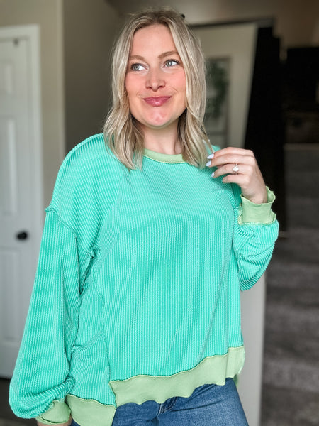 PREORDER Saylor Ribbed Pullover