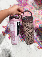 HydroJug 32 oz Sport Water Bottle - Brown Leopard