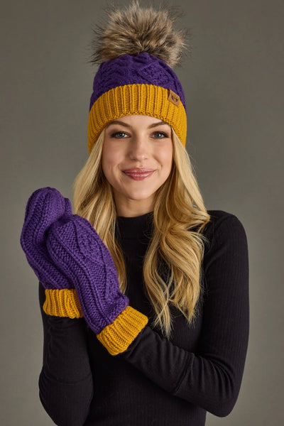 Vikes Game Day Mittens - Solid