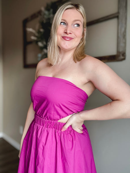 Marion Magenta Stunner Dress