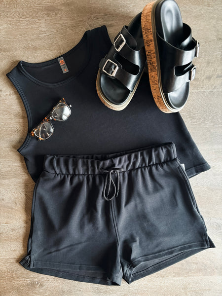 Jada Active Tank & Short Set - Black
