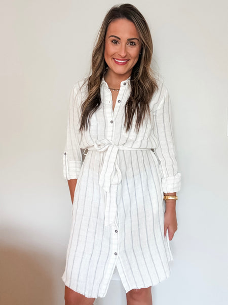 Drue Gauze Shirt Dress