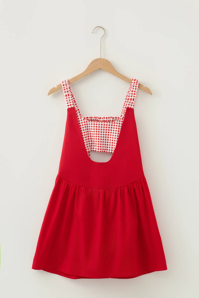 Set Point Gingham Active Dress - SIZE MEDIUM
