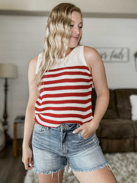 Marina Knit Tank - SIZE MEDIUM