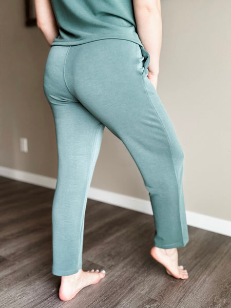 Laguna Cropped Pants - Green