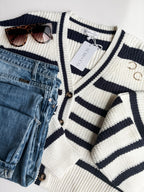 Bona Striped Cardigan