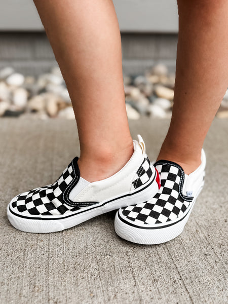 PREORDER Indy Checkered Slip On Sneaker - Kids