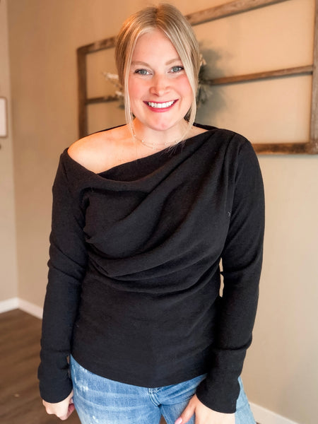 Zosia One Shoulder Knit Top