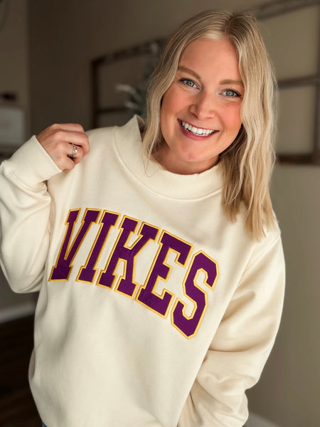 PREORDER Minnesota Retro Embroidered Mockneck