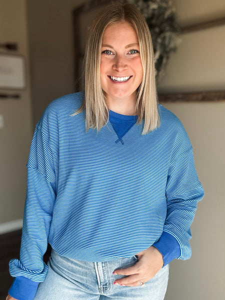 PREORDER Dellie Stripe Pullover