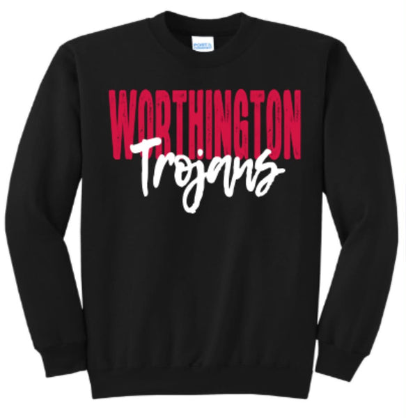 PREORDER Spiritwear Crewneck Sweatshirt - Worthington Trojans