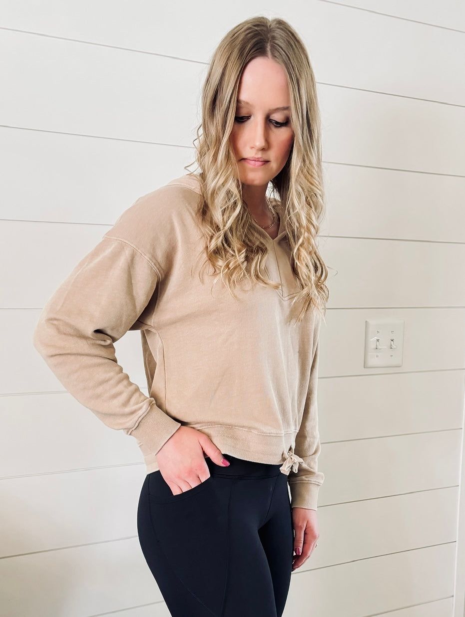 Mimi Burnout Hoodie - SIZE SMALL