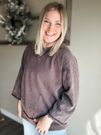 Tavi Mineral Wash Pullover - SIZE MEDIUM