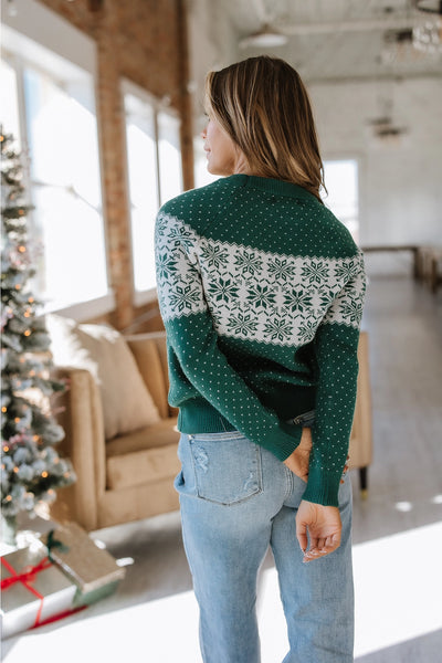 PREORDER Zyla Snowflake Christmas Sweater