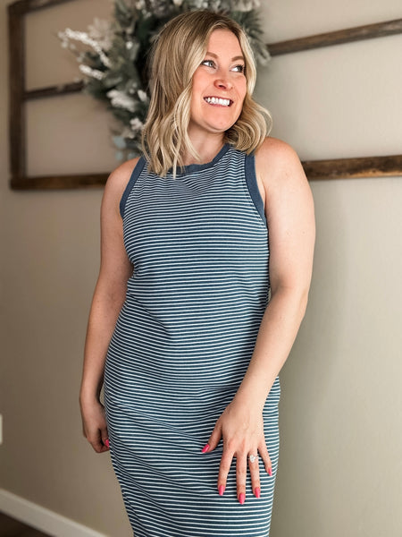 Pacific Breeze Midi Dress
