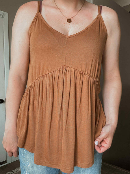 Tawny Babydoll Tank