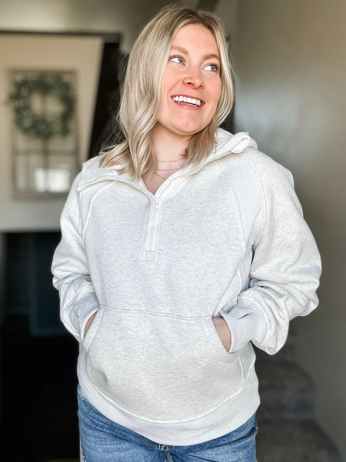 Drea Half Zip Hoodie