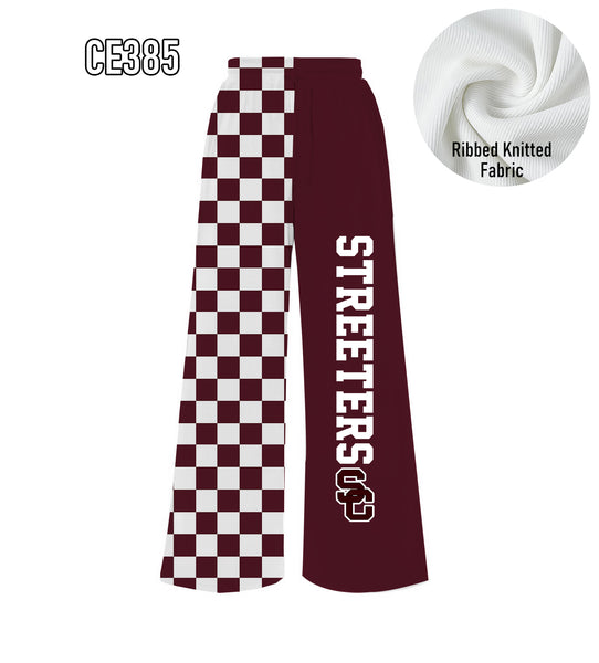 PREORDER Spiritwear Checkered Split Leg Bottom - STREETERS