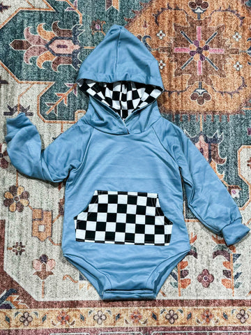 Ollie Bubble Check Hoodie