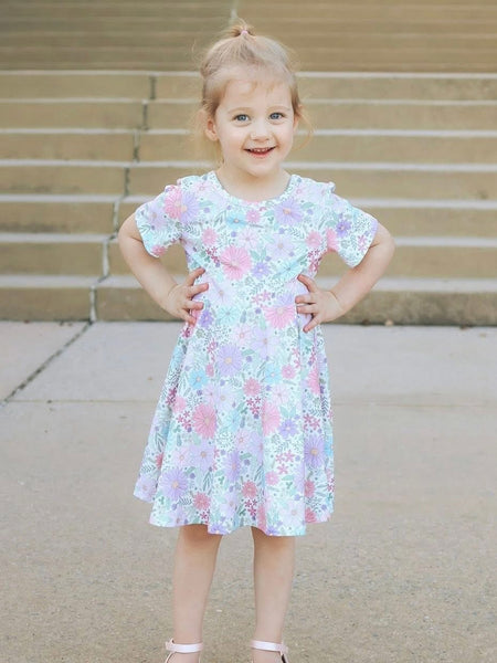 Little Wildflower Twirl Dress