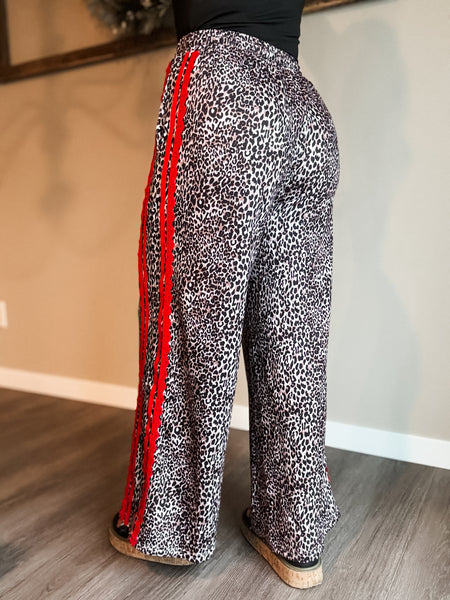 PREORDER Fierce Energy Stripe Leopard Pant