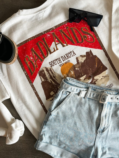 Badlands South Dakota Sweatshirt - SIZE S/M