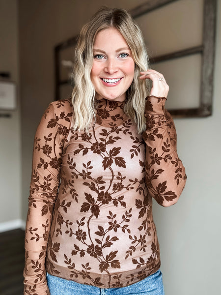 PREORDER Evani Floral Lace Top