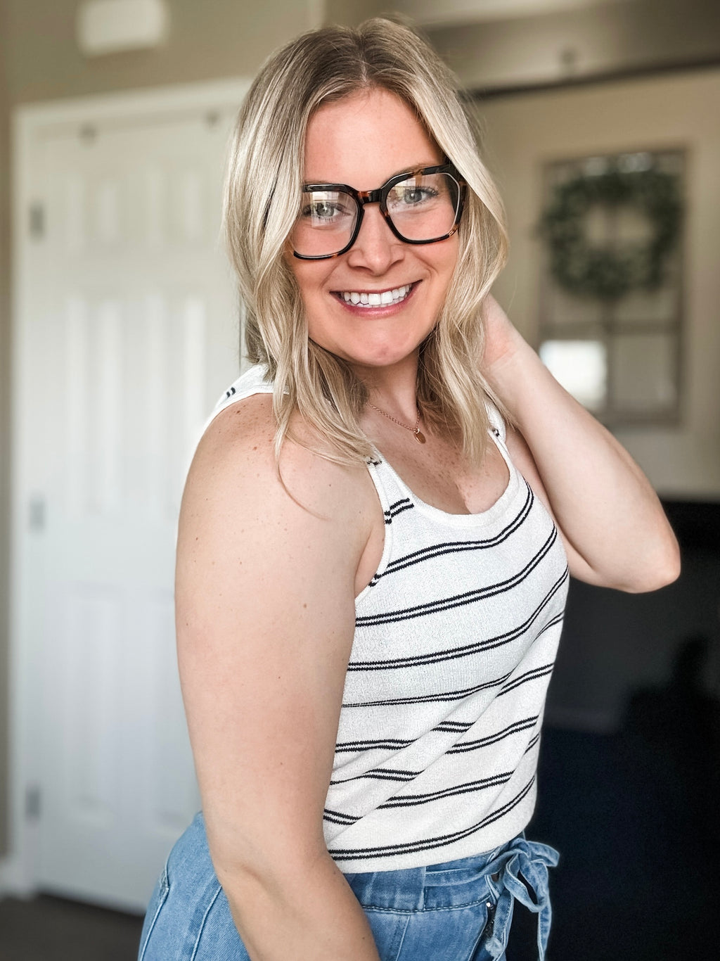 Scottie Stripe Tank Top