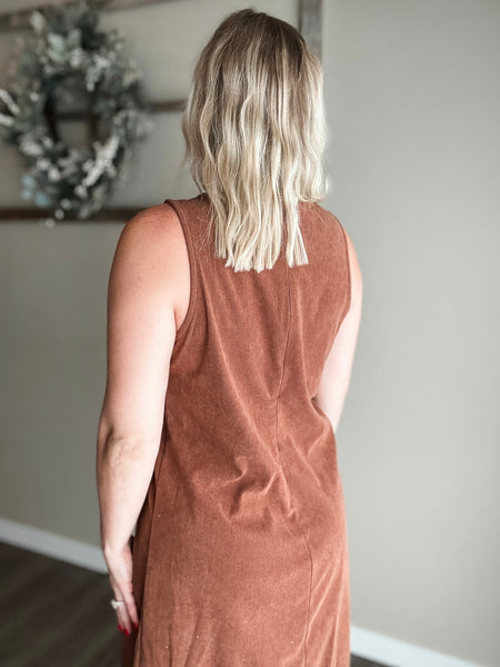 PREORDER Laredo Corduroy Stitch Dress