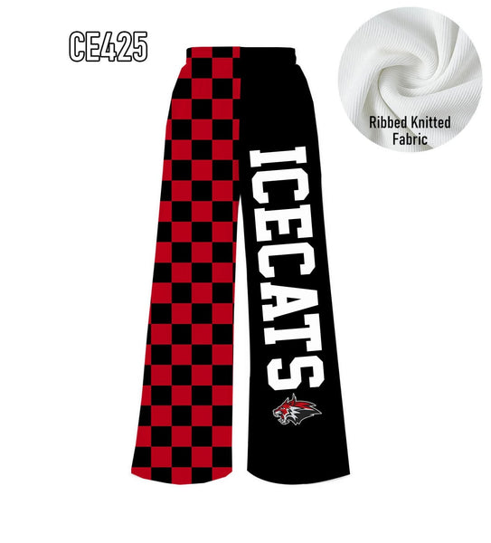 PREORDER Spiritwear Checkered Split Leg Bottom - ICECATS