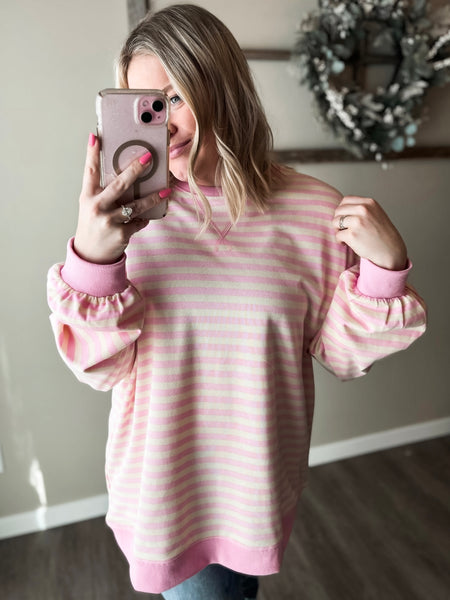 Lillia Striped Sweatshirt